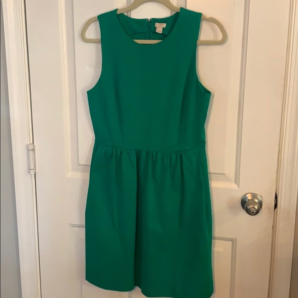 J crew sleeveless tank dress